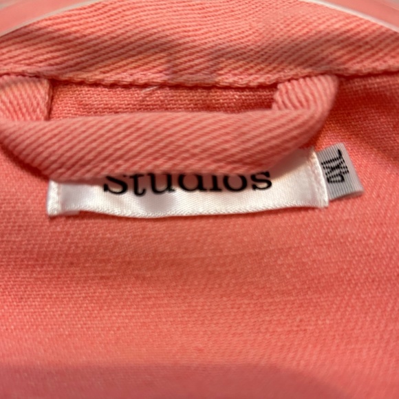 071 Distressed Pink Jean Jacket - Picture 8 of 12